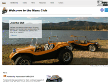Tablet Screenshot of manxclub.com